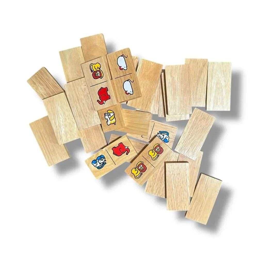 Wooden Animal Picture Dominoes
